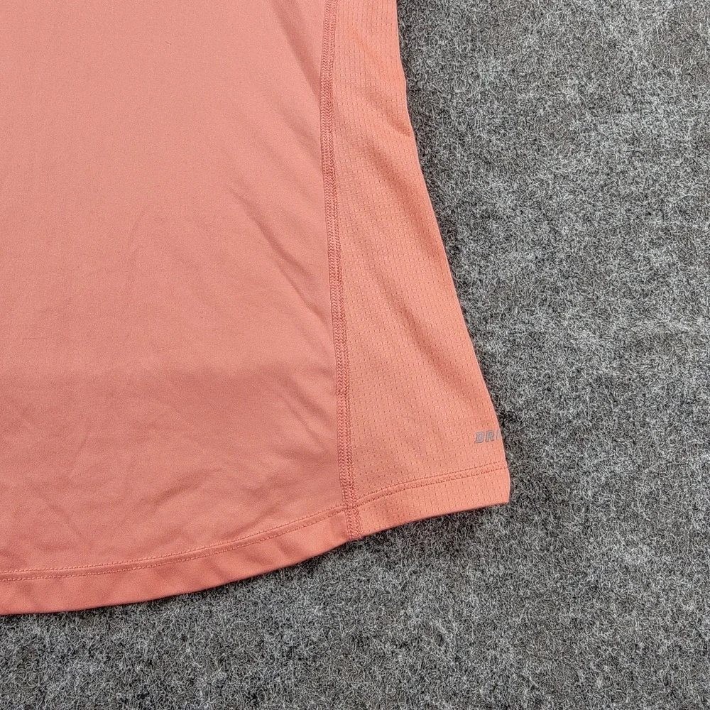 Nike Running Dri-Fit Racerback Tank Top Womens S Coral Lightweight Activewear